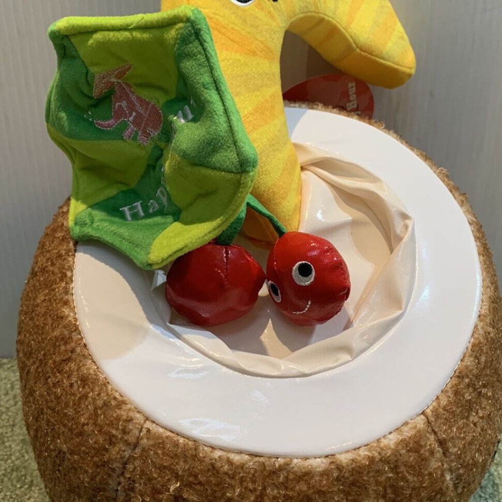 NEW! Happy Hour Camile Piña Colada Interactive 10" Plush Toy Kidrobot With Tag!